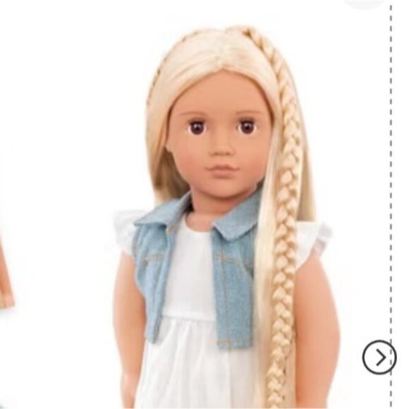 Phoebe Hair Grow Doll and Clothes Set 2 Tops 2 Skirts Sneakers Sandals Bracelet - Picture 12 of 16